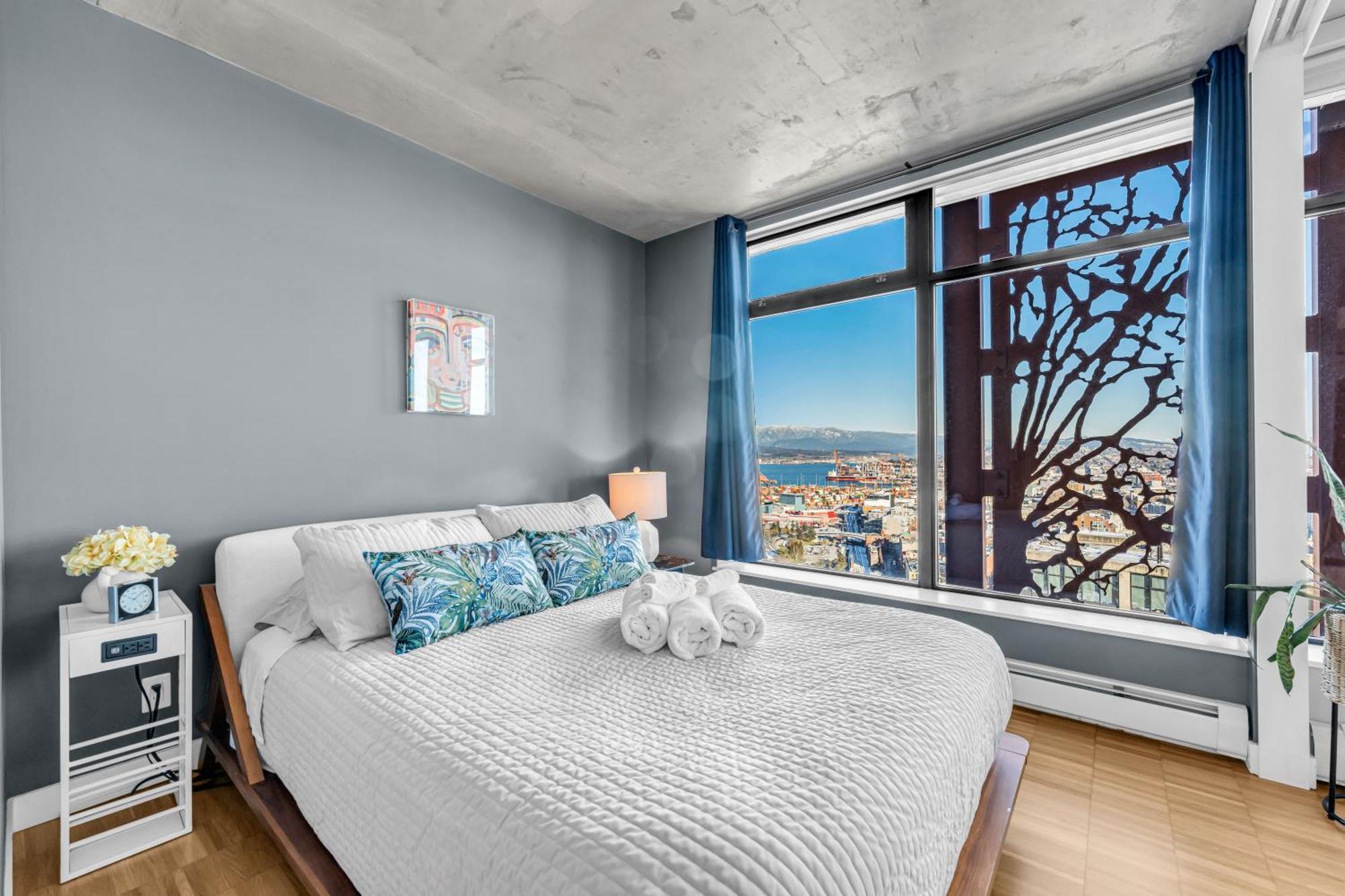 Water Views, 40Th Floor Sub-Penthouse! Entire Condo In The Heart Of Vancouver City Centre Eksteriør billede