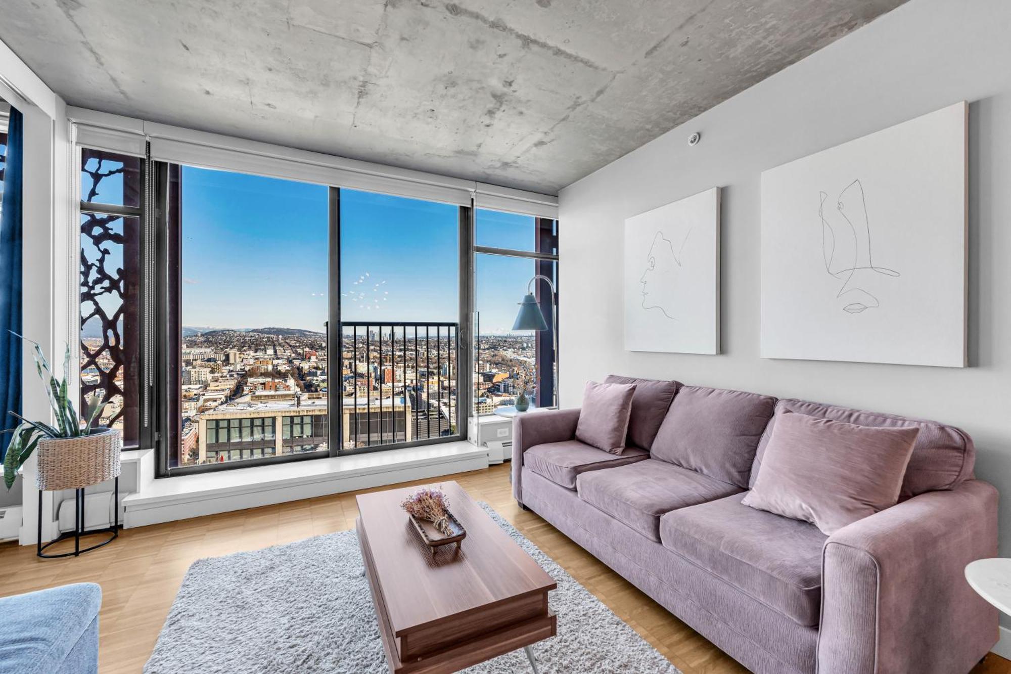 Water Views, 40Th Floor Sub-Penthouse! Entire Condo In The Heart Of Vancouver City Centre Eksteriør billede